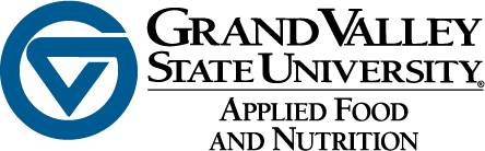 Logo for the GVSU Applied Food & Nutrition program